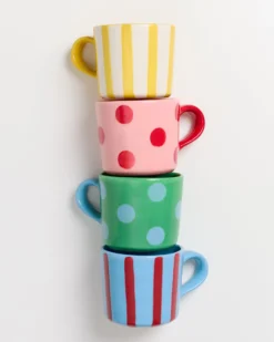 MaM x Isis-Maria Brisa mug green with blue dots