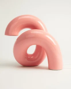 MaM x Ju Schnee - Ceramic lamp pink