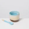 MaM x Mälzer&Fu Affogato cup & spoon light blue brown