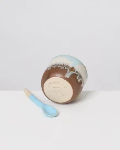 MaM x Mälzer&Fu Affogato cup & spoon light blue brown