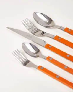 MaM x Sabre Paris - Cutlery Set of 5 orange off-white