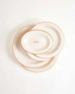 MaM x Sabre Paris Teller-Set orange 5-teilig