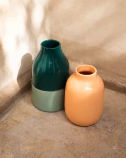 Marisa vase - darkgreen sage