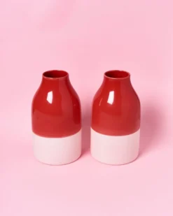 Marisa vase - red rose