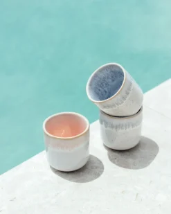 Melides Becher klein rosé 4er-Set