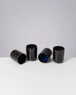 Melides - Set of 4 mugs large deepseablue
