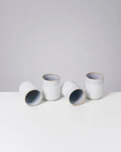 Melides - Set of 4 mugs large stoneblue
