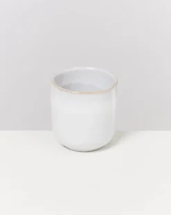 Melides -Set of 4 small cups white