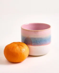 Nódoa Becher groß dipped rosa blau 6er-Set
