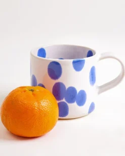 Nódoa - Large mug dotted blue