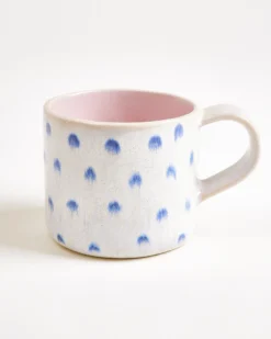 Nódoa - Large mug dotted pink blue