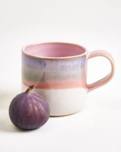 Nódoa Tasse groß dipped rosa blau 4er-Set