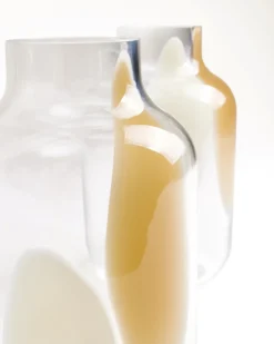 Nuno glass vase M - sand drops
