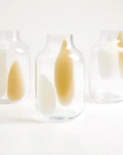 Nuno glass vase M - sand drops