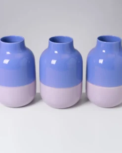 Nuno Vase L - cornflower lilac