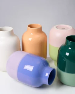 Nuno Vase L - cornflower lilac