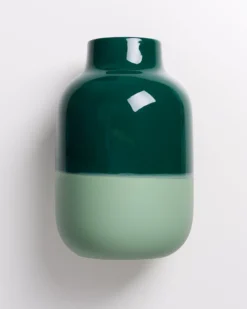 Nuno - Vase L dark sage green