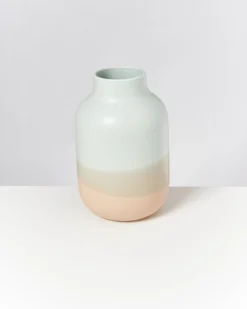 Nuno - Vase L light blue sand