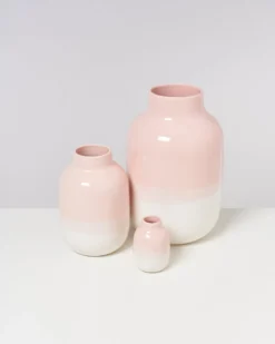 Nuno vase L - pink