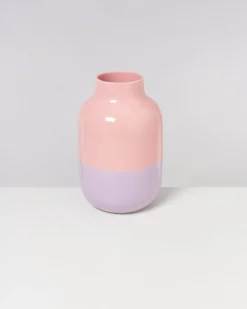 Nuno vase L - pink