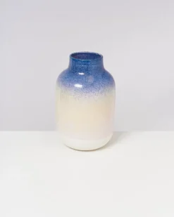 Nuno - Vase L speckled blue pink