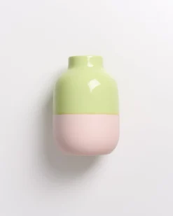 Nuno - Vase M lime rosé