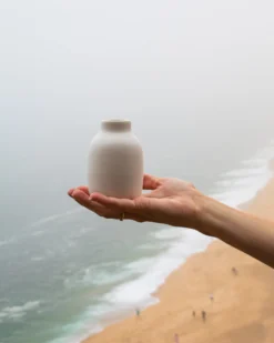 Nuno vase S sand matt