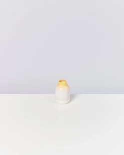 Nuno - Vase S speckled yellow pink