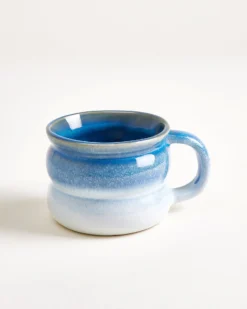 Ombra - Small mug Bubble dark blue light blue