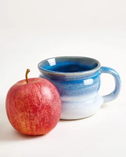 Ombra - Small mug Bubble dark blue light blue