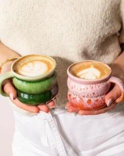 Ombra - Small mug Bubble pink orange