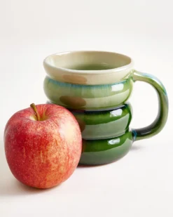Ombra Tasse groß bubble grün dunkelgrün 6er-Set
