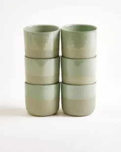 Seda Becher klein salbeigrün 6er-Set
