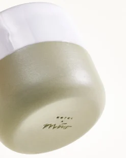 Seda Becher klein salbeigrün weiß 4er-Set