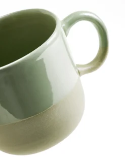 Seda - Set of 6 Mugs small sage green