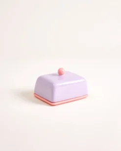 Seia Butterdose lila rosa