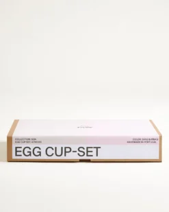 Seia Egg Cups, Pink Sand, Set of 4