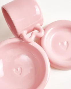 Seia Geschenk-Set Herz rosa 3-teilig