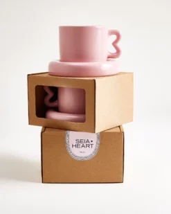 Seia Geschenk-Set Herz rosa 3-teilig