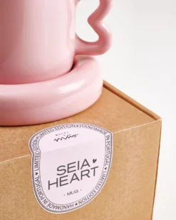 Seia - Gift set Heart pink burgundy 3 pieces