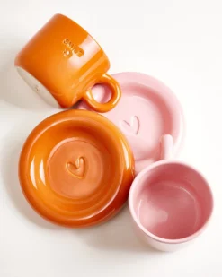 Seia - Gift set Love Smile pink orange 3 pieces