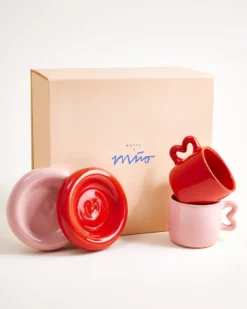 Seia Gift Set, Pink and Red, 5-Piece