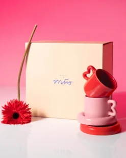 Seia Gift Set, Pink and Red, 5-Piece