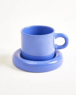 Seia mug & saucer cornflower