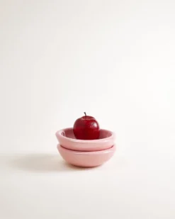 Seia - Small cereal bowl Heart pink