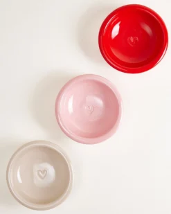 Seia - Small cereal bowl Heart pink