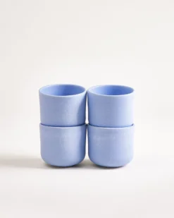 Sereno Becher klein hellblau 4er-Set
