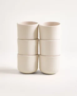 Sereno Becher klein sand 6er-Set