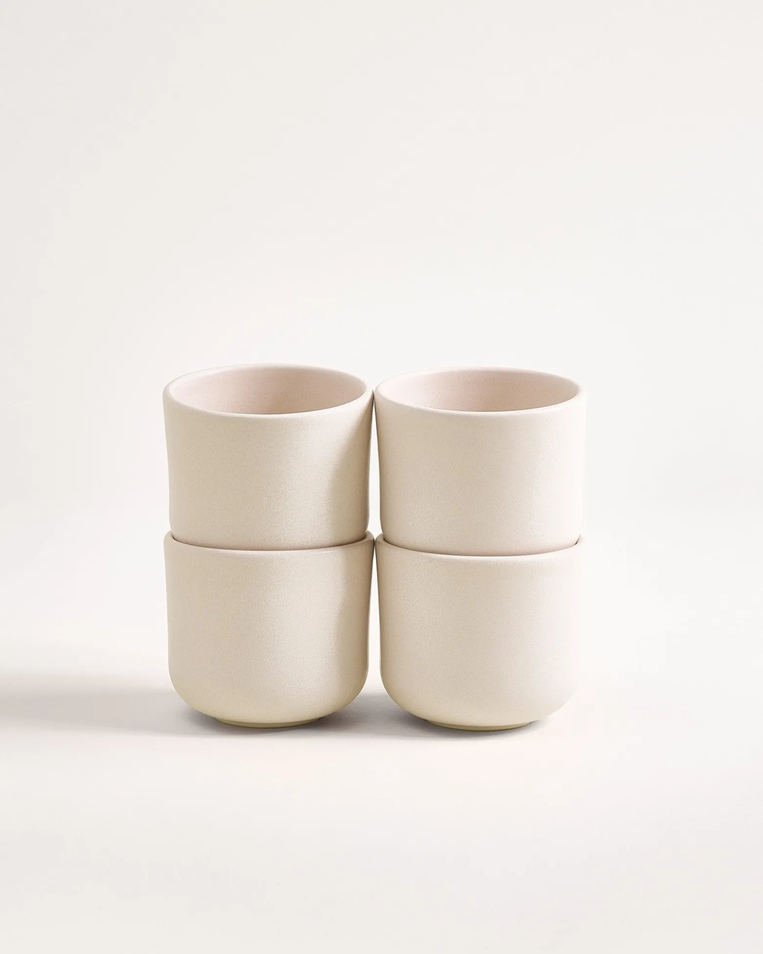 Sereno - Set of 4 cups small sand