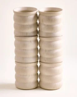 Sintra Becher groß bubble sand 6er-Set